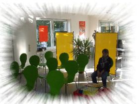 Teil des Unterrichtsraumes